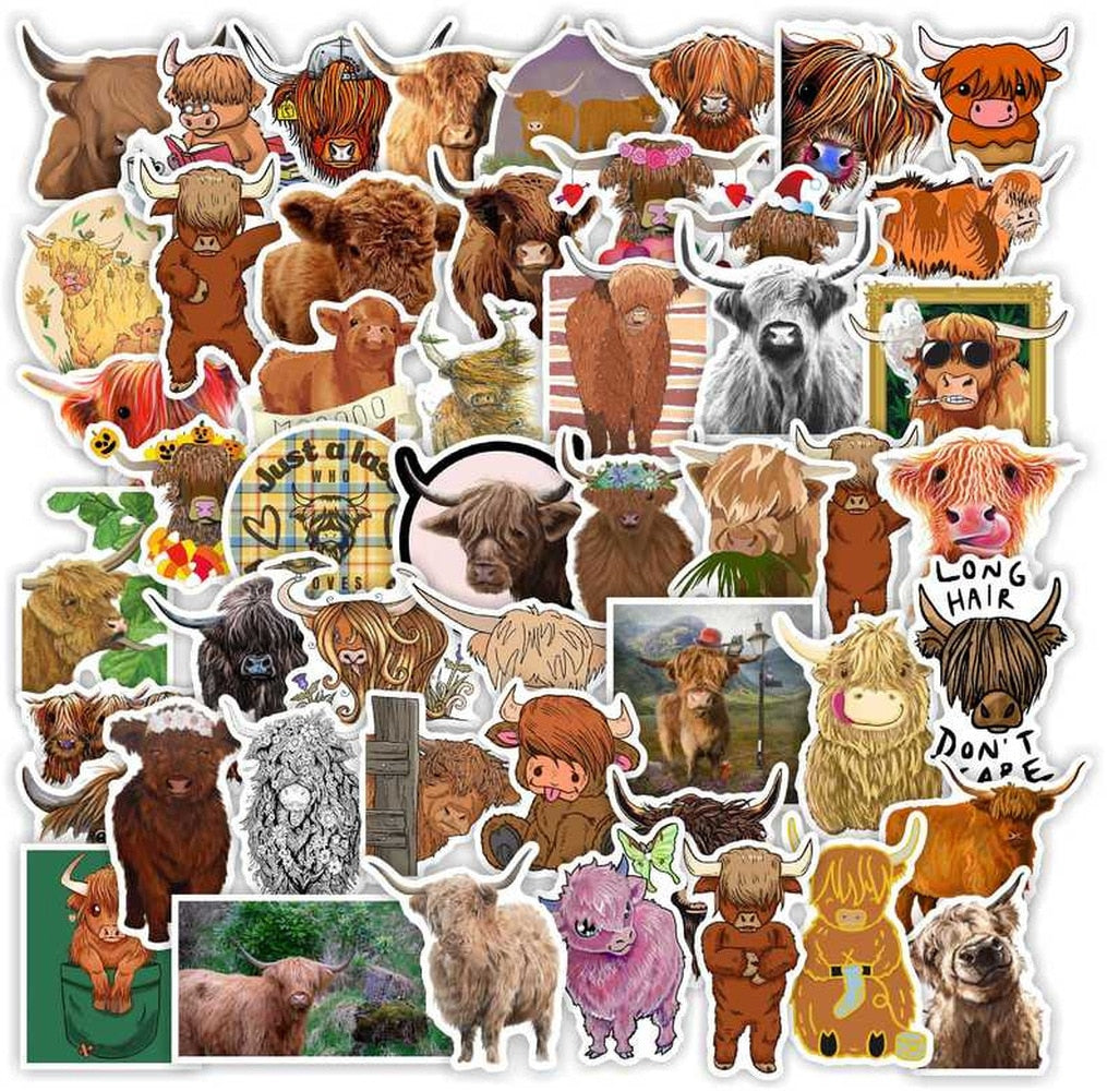 Yak Animal Stickers