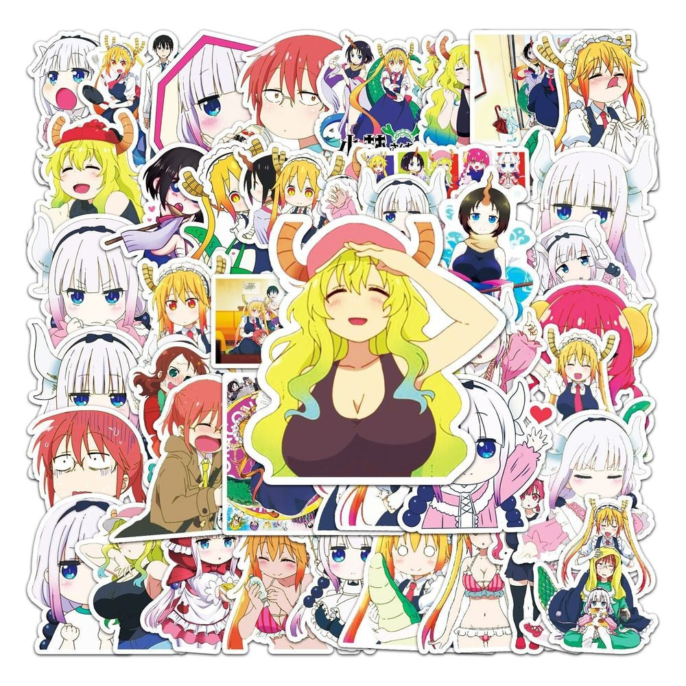 Miss Kobayashi's Dragon Maid Anime Stickers