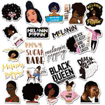 Inspirational Melanin Poppin Black Girl Stickers