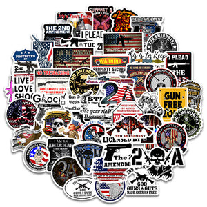 Gun Lover AMENDMENT Stickers