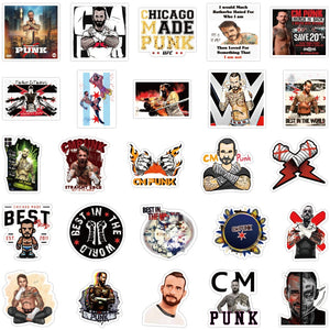 Wrestling CM Punk Stickers