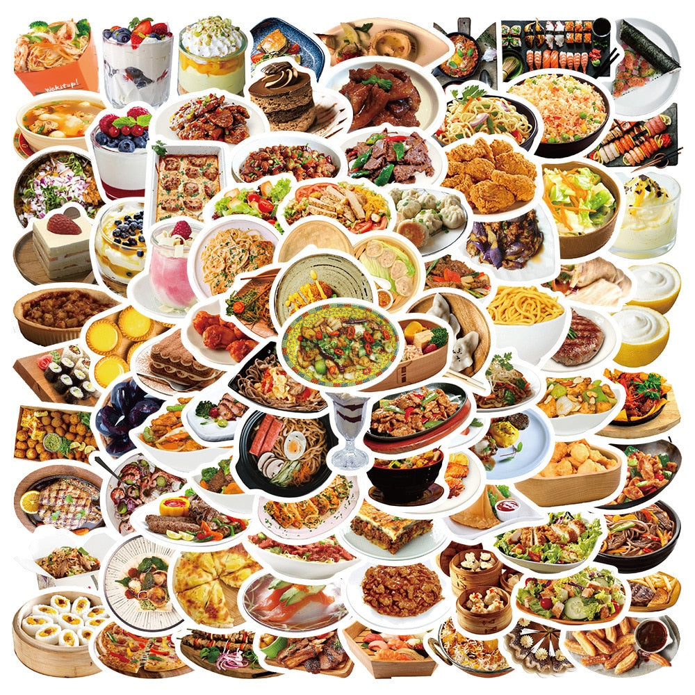 Delicacy Fine Food Mini Yummy Stickers