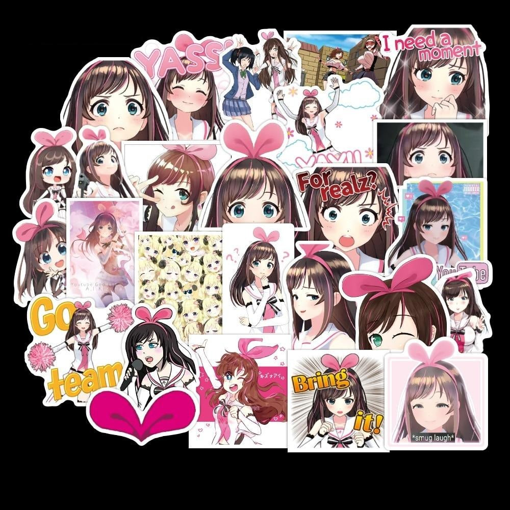 Love Japanese Anime Girl Stickers