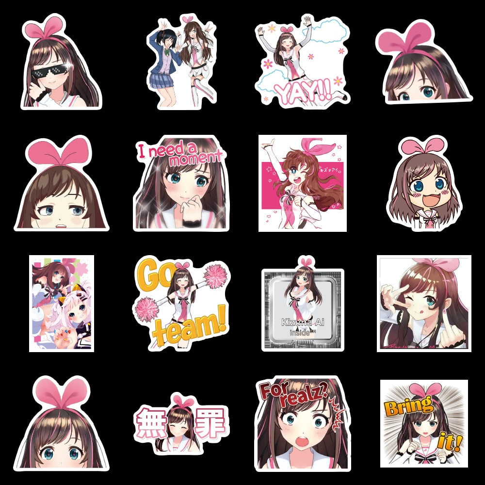 Love Japanese Anime Girl Stickers