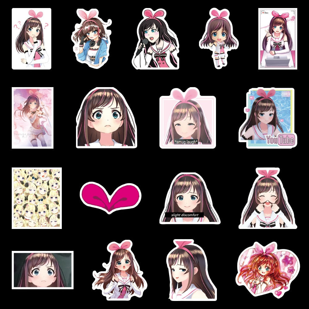 Love Japanese Anime Girl Stickers