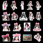 Love Japanese Anime Girl Stickers