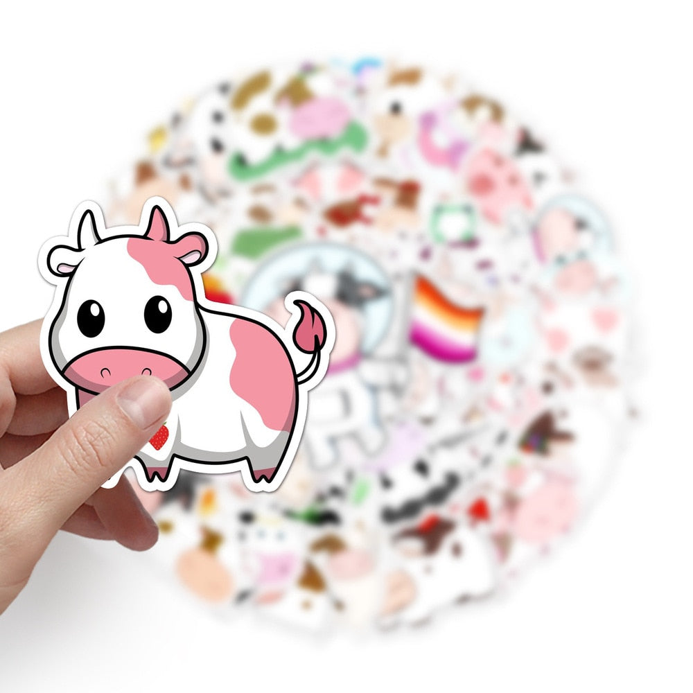 Cow Cute Cute Cow Stickers