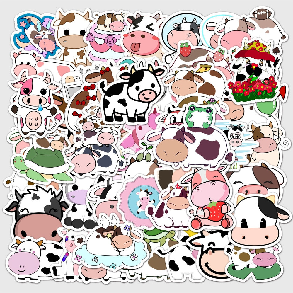 Cow Cute Cute Cow Stickers