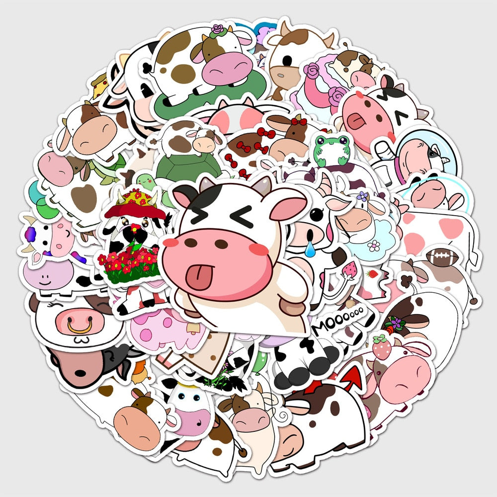 Cow Cute Cute Cow Stickers