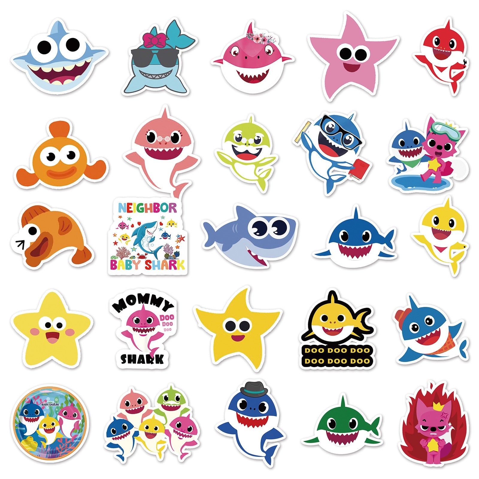 Baby Shark Doo Doo Stickers