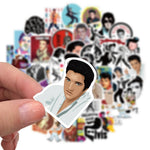 Rock Singer Elvis Presley Stickers