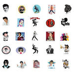 Rock Singer Elvis Presley Stickers