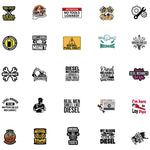 Diesel Mechanic Engine Stickers