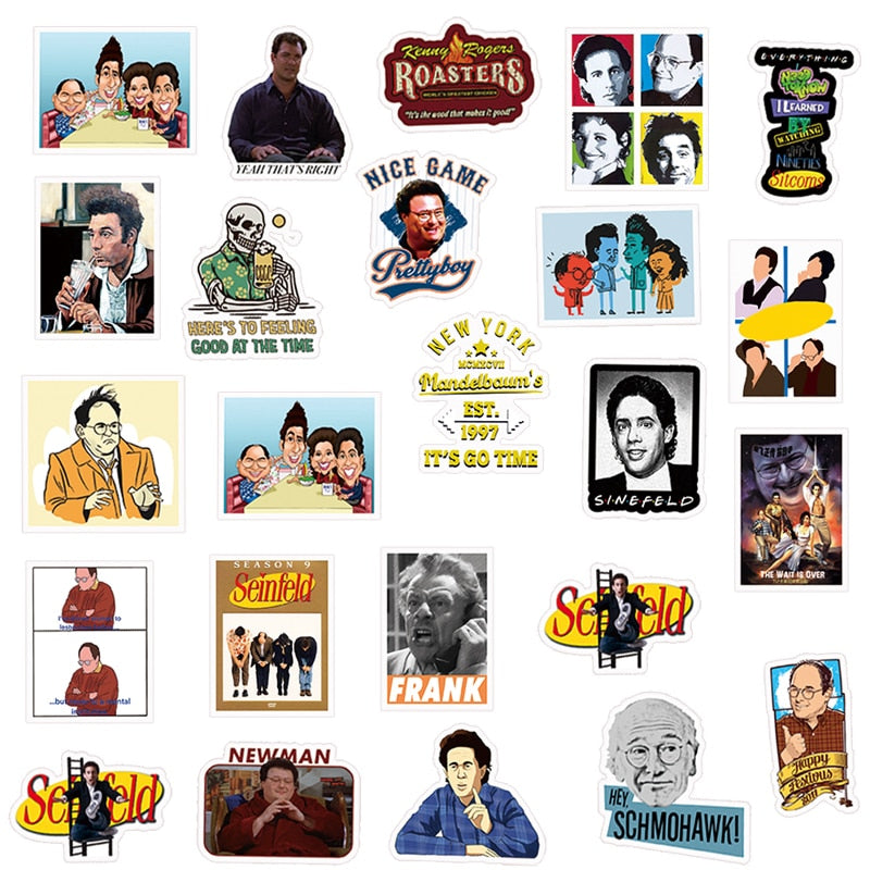 Classic American Comedian Jerry Seinfeld Stickers