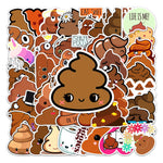 Funny Poop Emoticons Reward Stickers