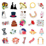 Wedding theme decorative stickers