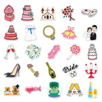 Wedding theme decorative stickers