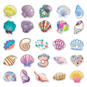 Shells of marine animals Stickers