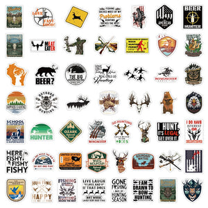 Go Hunting Animal Stickers