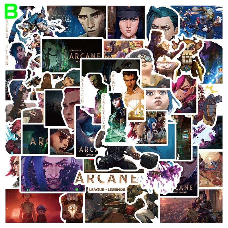 Arcane Game LOL Stickers