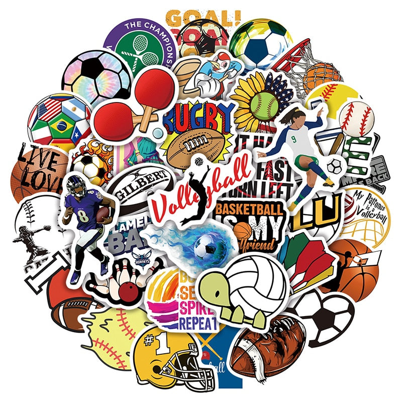 Ball Games Spirit Graffiti Stickers