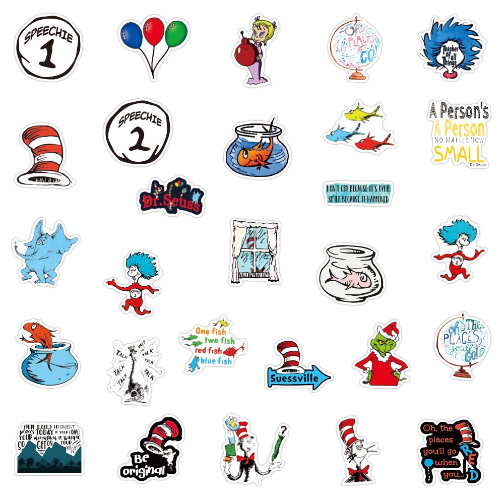 Dr Seuss Stickers