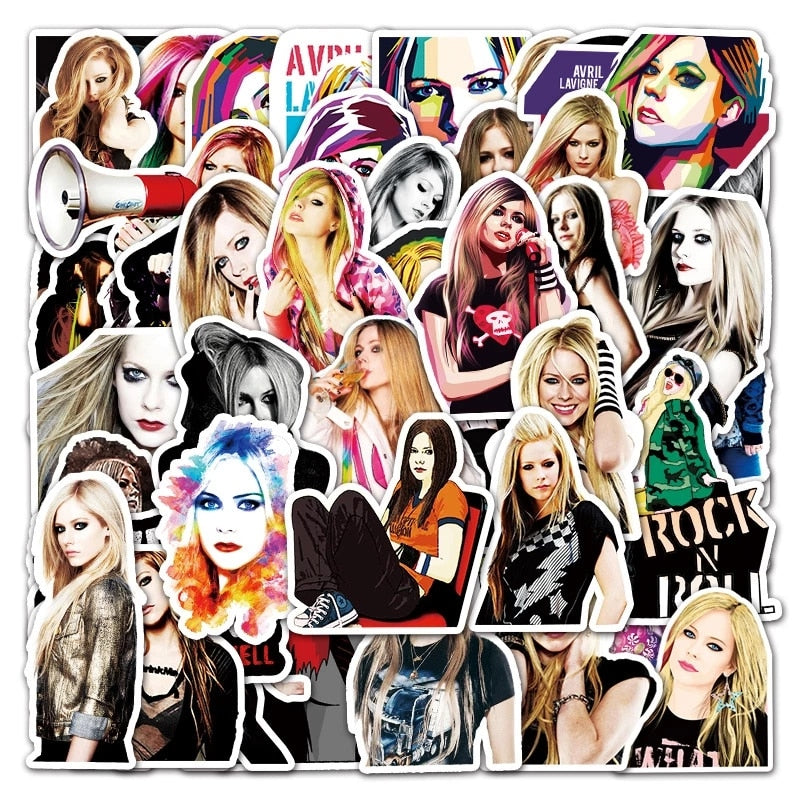 Singer Avril Lavigne Stickers