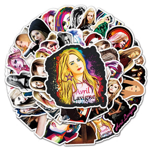 Singer Avril Lavigne Stickers