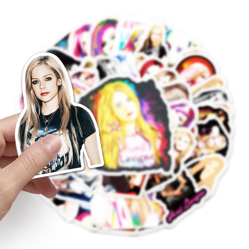 Singer Avril Lavigne Stickers