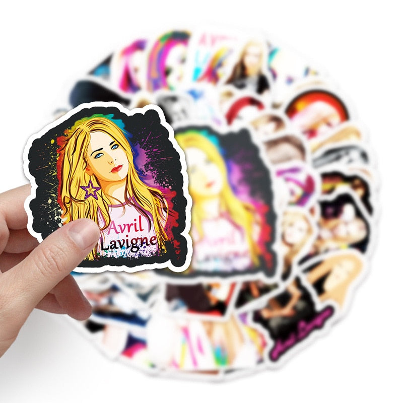 Singer Avril Lavigne Stickers