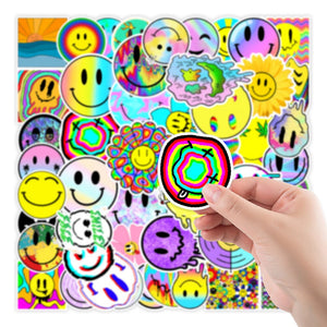 Cool Colorful Smiley Stickers