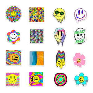 Cool Colorful Smiley Stickers