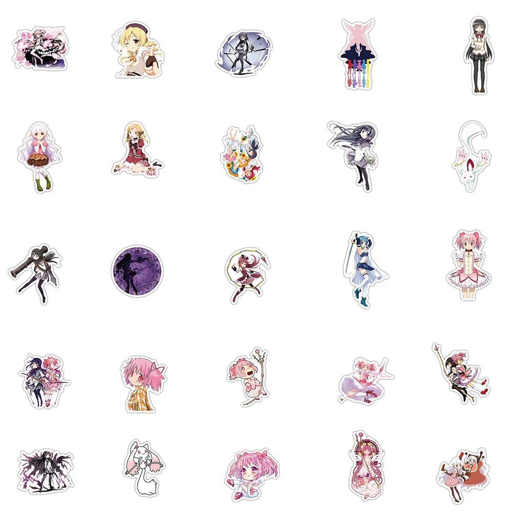 Puella Magi Madoka Magica Anime Stickers