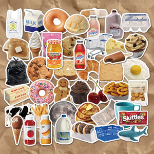 American Snack Food Ins Style Stickers