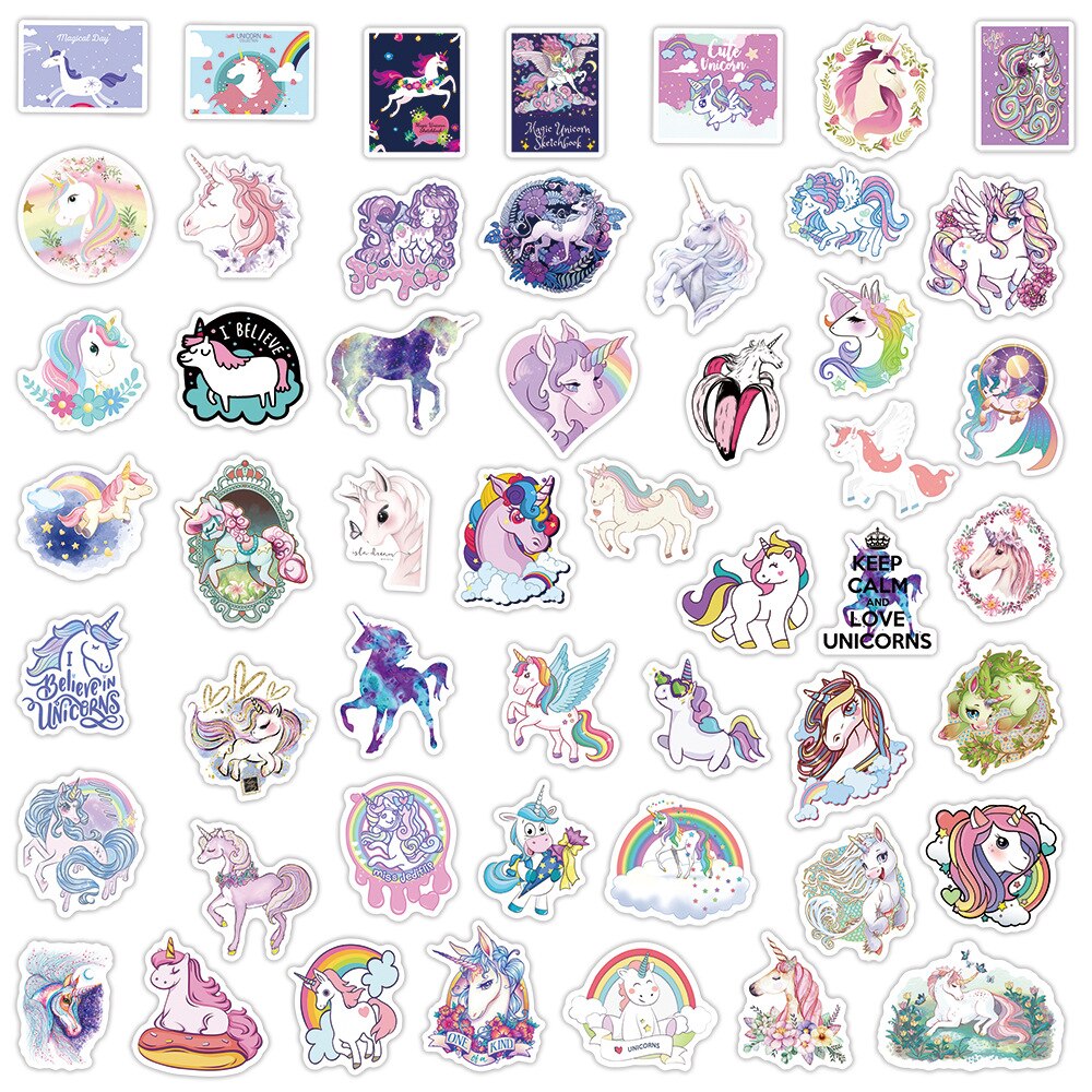 Unicorn Kawaii Stickers