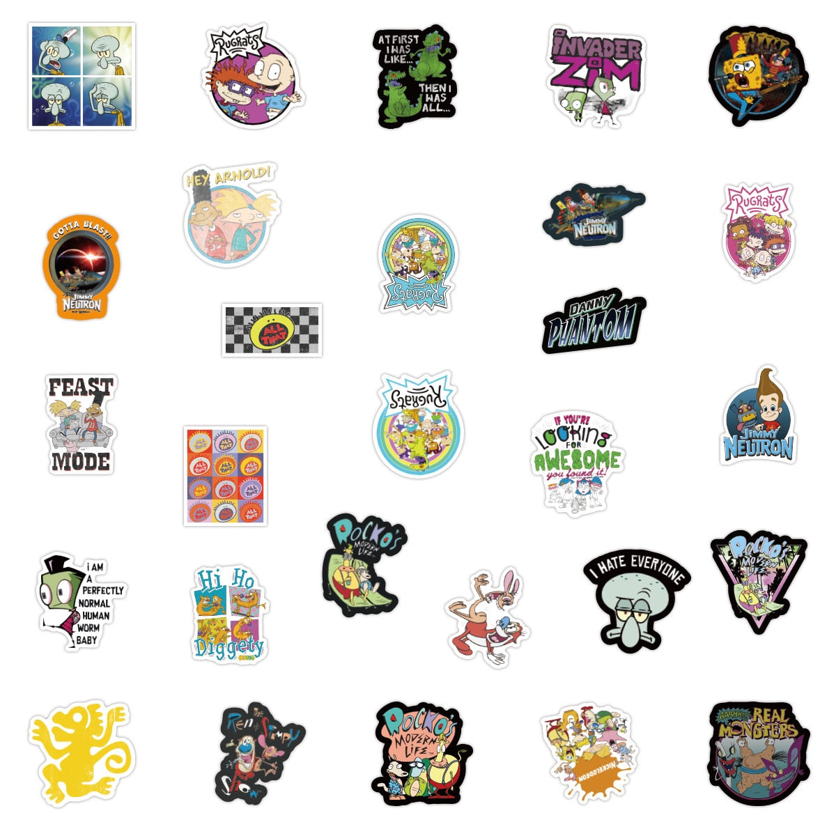 New 90s Cartoon Stickers