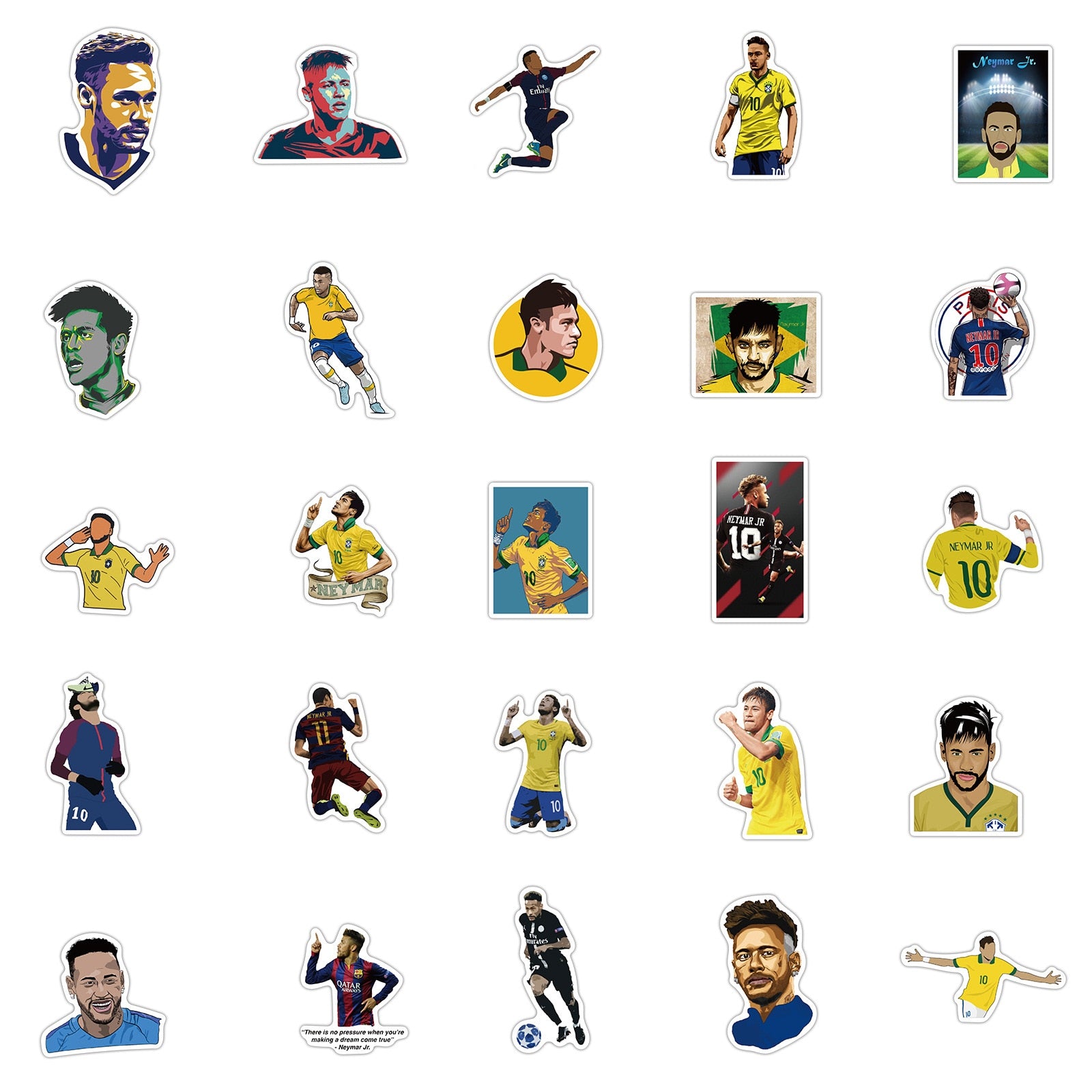 Football Star Nelma Stickers