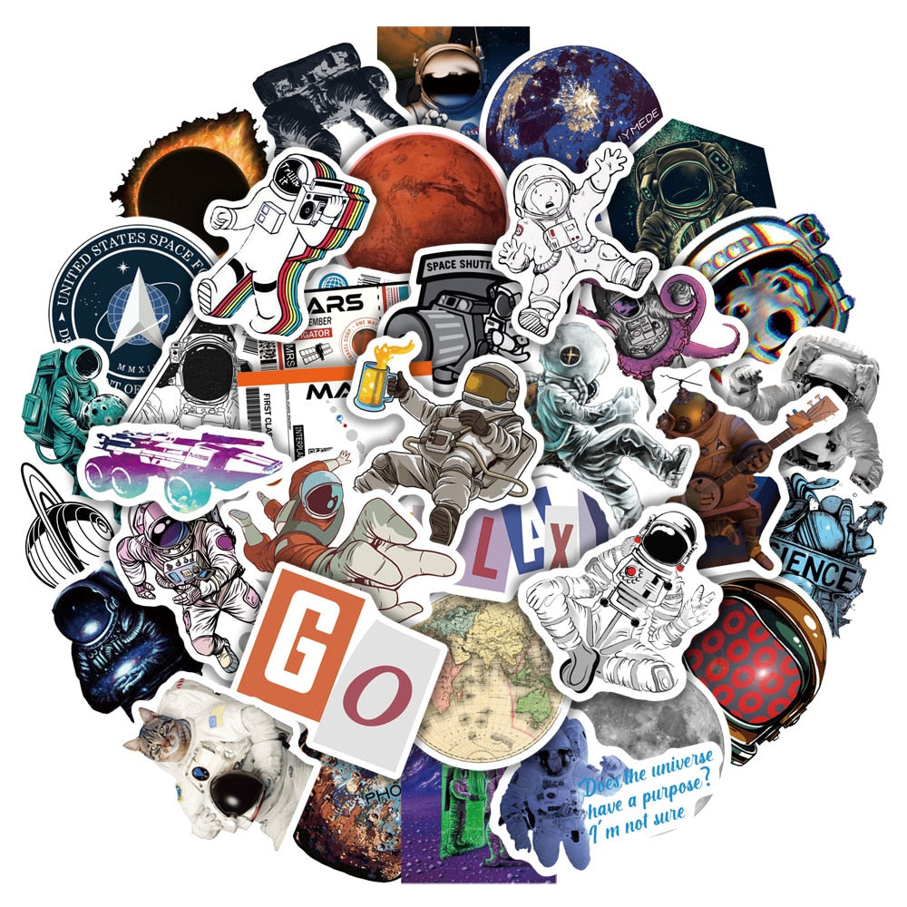 NASA Space Astronaut Stickers