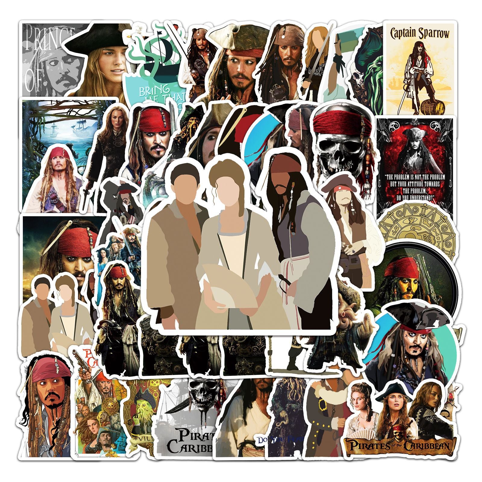 Pirates of The Caribbean Stickers