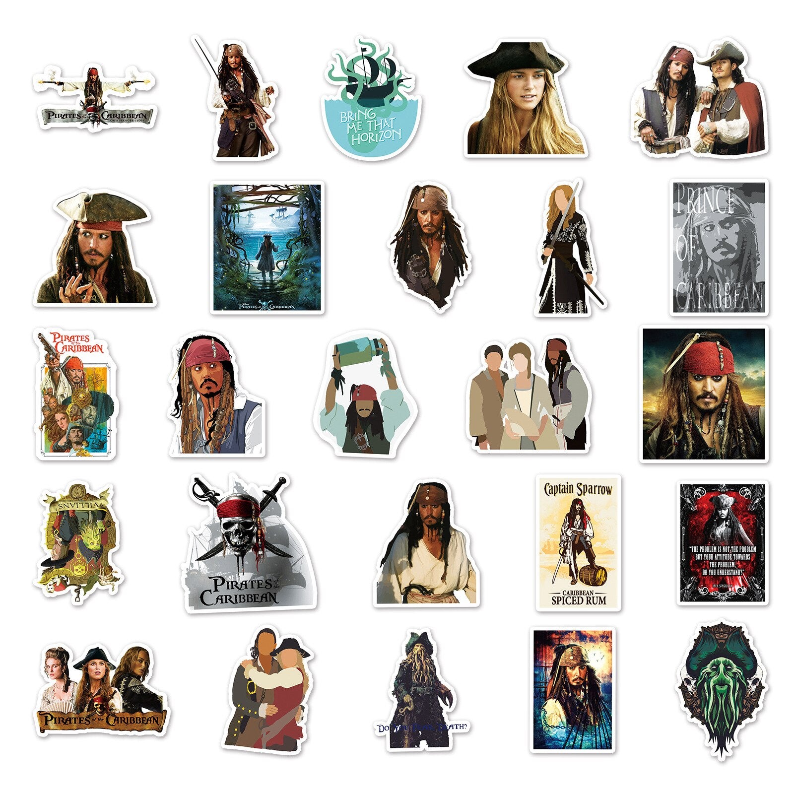 Pirates of The Caribbean Stickers