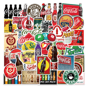 Vintage Coke Bottle Stickers