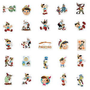 Pinocchio Puppet Stickers