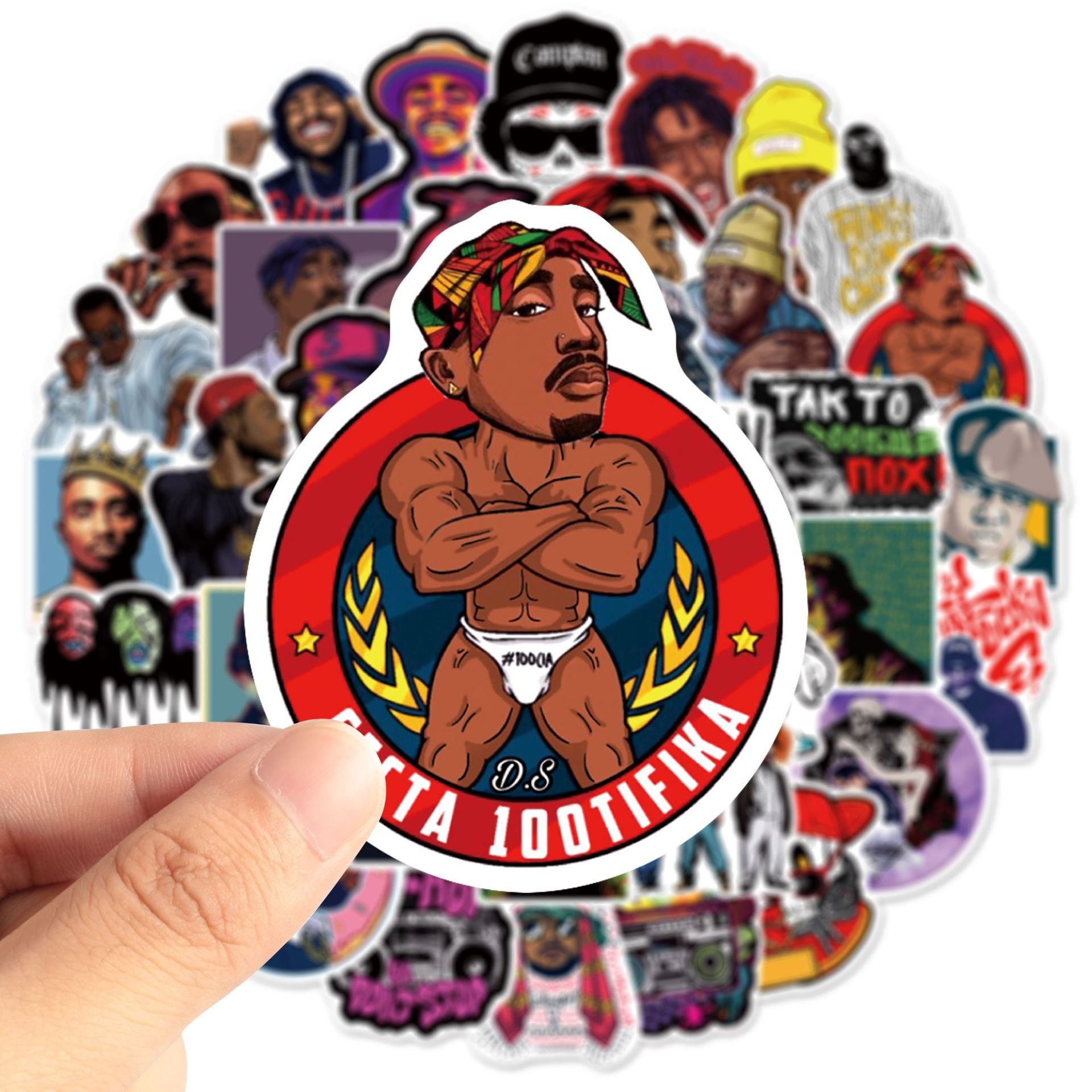 Legendary Rapper Tupac 2pac Stickers