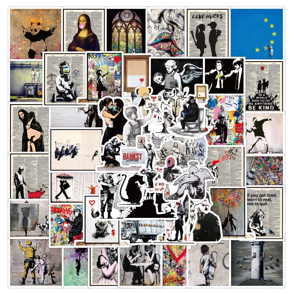 Banksy Art Stickers