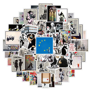 Banksy Art Stickers