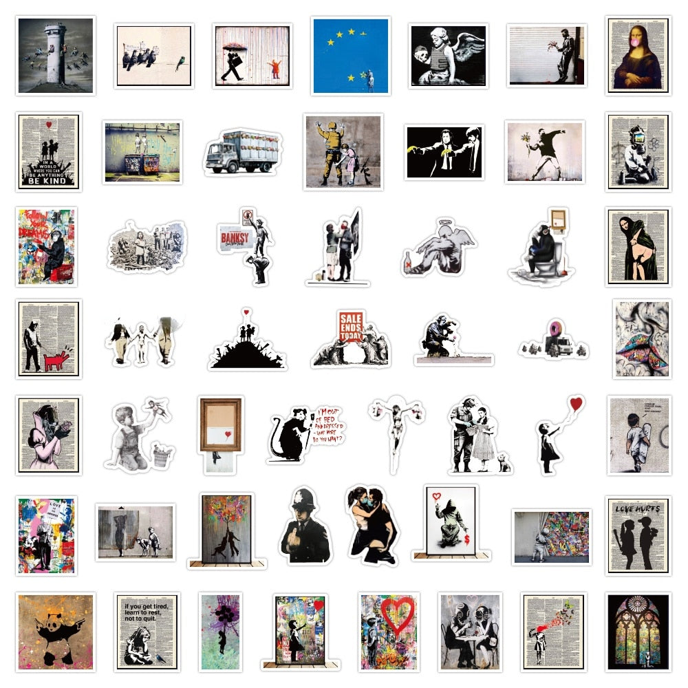 Banksy Art Stickers