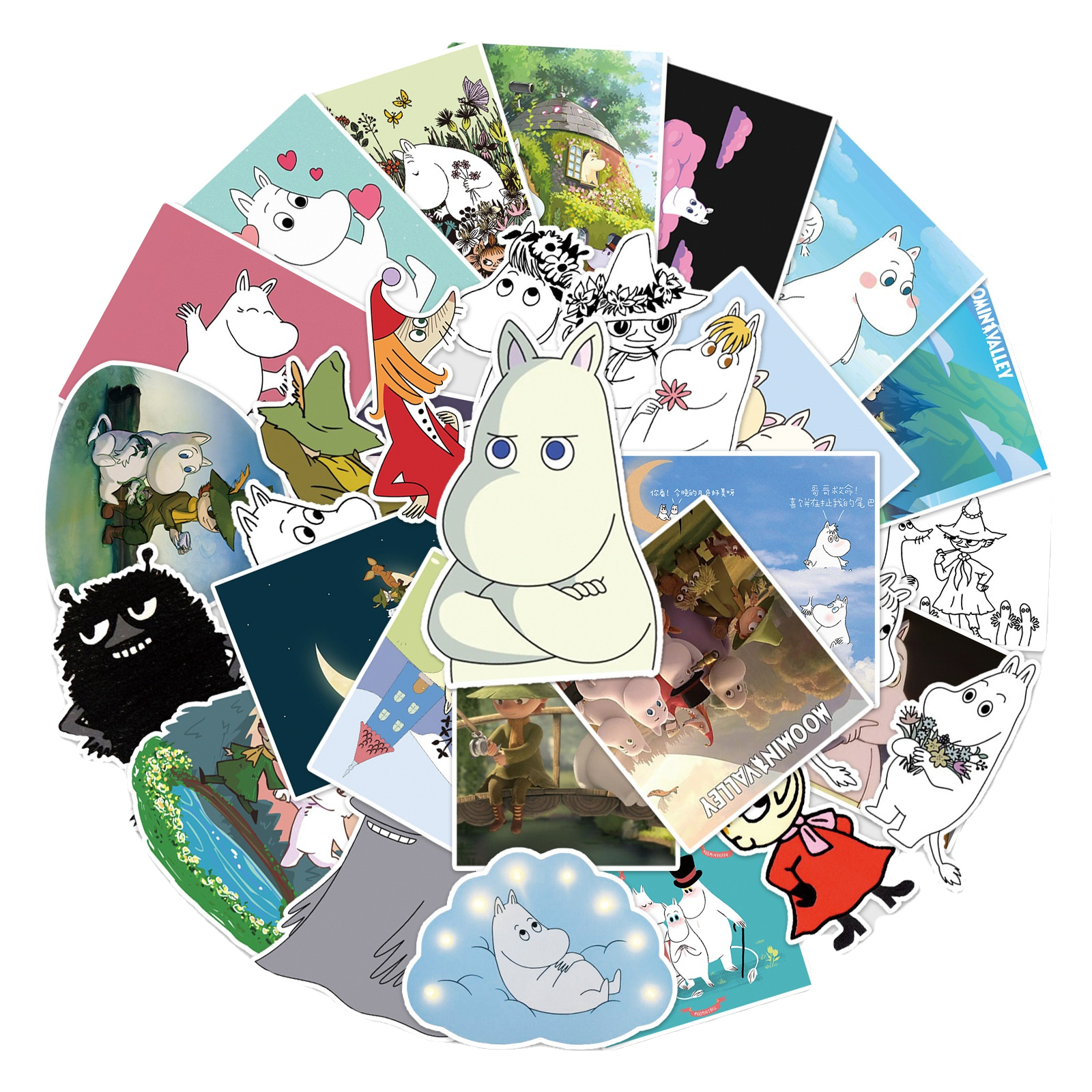 Hippo Moomin Stickers