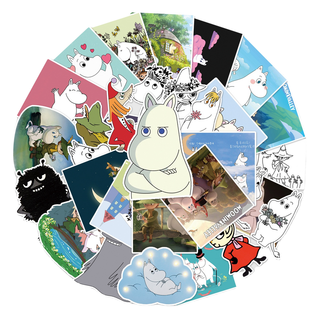 Hippo Moomin Stickers