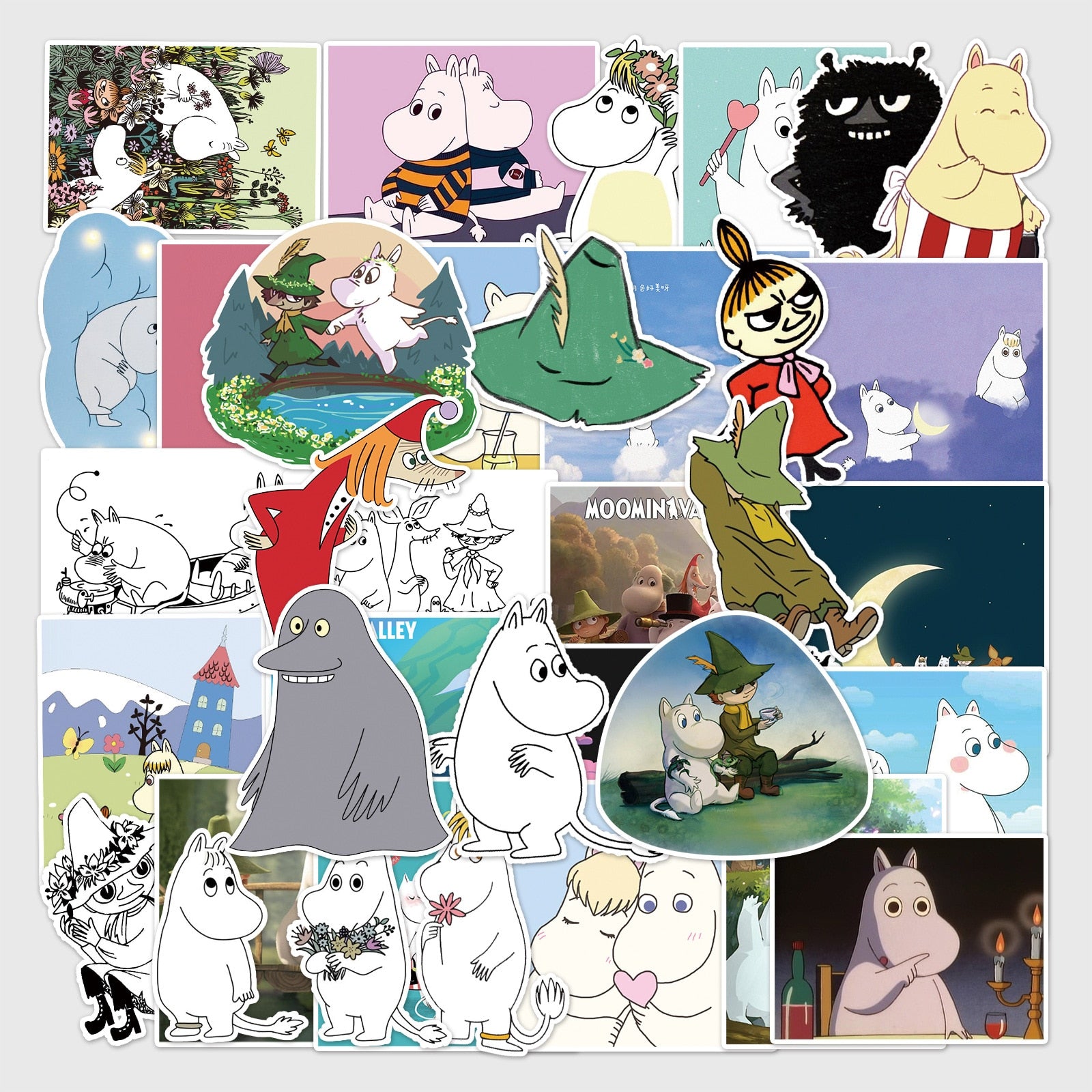 Hippo Moomin Stickers