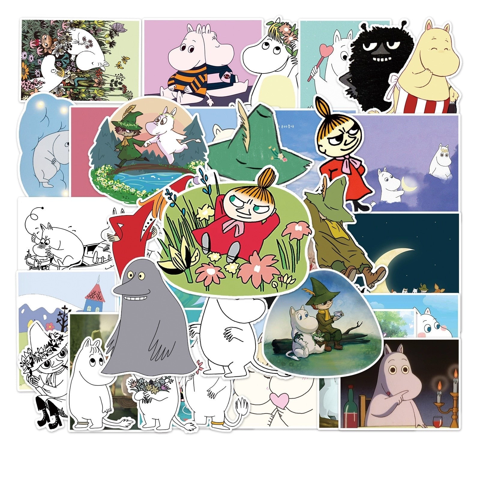 Hippo Moomin Stickers